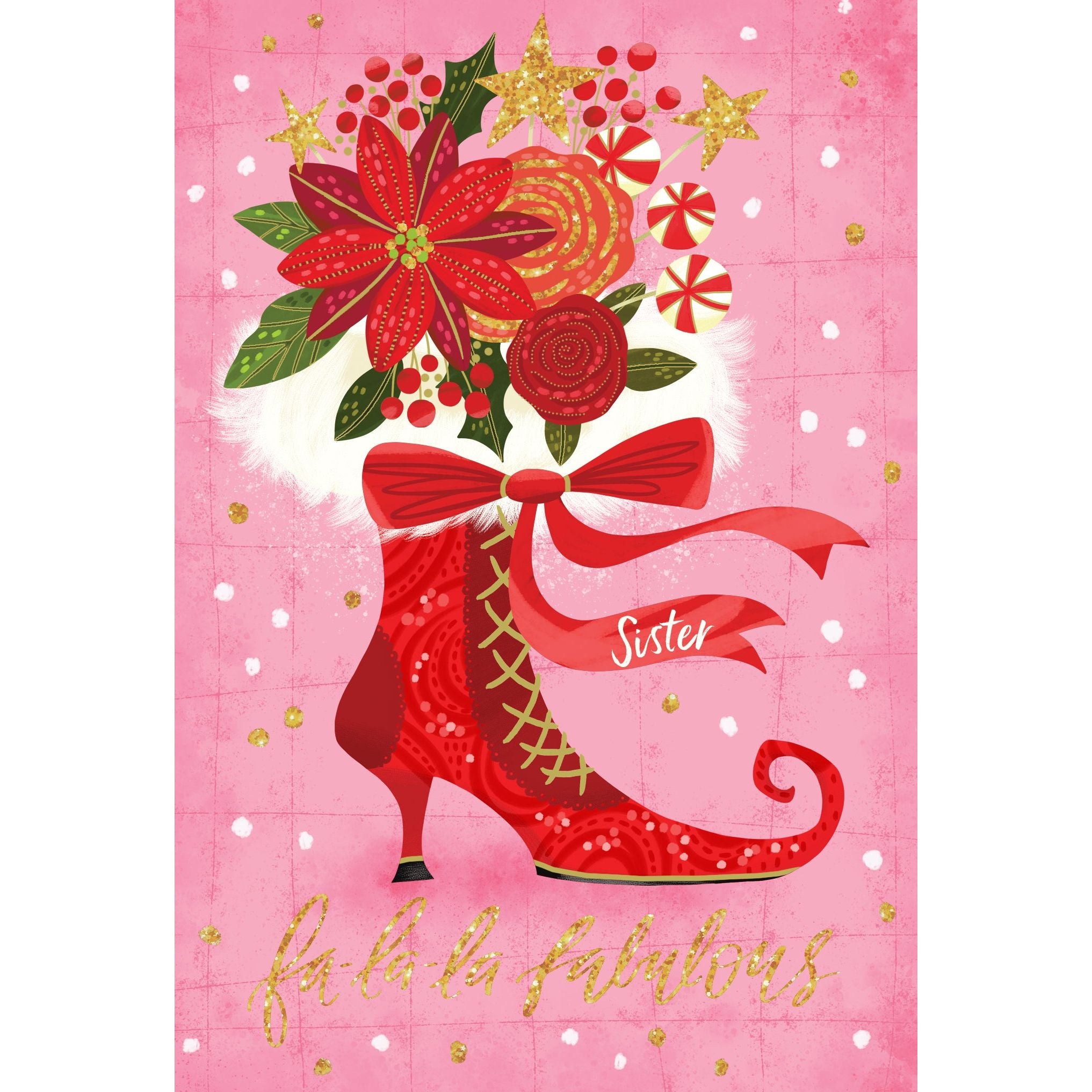 Sister fa-la-la Fabulous - Christmas Card - Cardmore